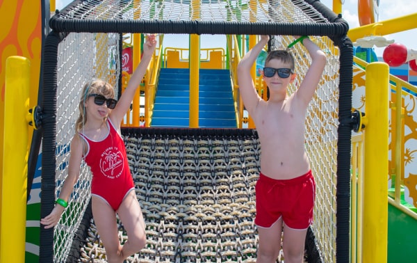 Playground within the official accommodation facility of Park of Poland, Suntago Village