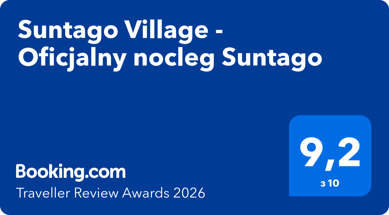 Traveller Review Awards 2026' od Booking.com dla Suntago Village - wynik 9.2/10